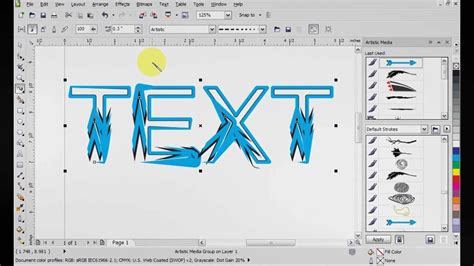 Tutorial step-by-step: Membuat vektor art dengan Corel Draw X7