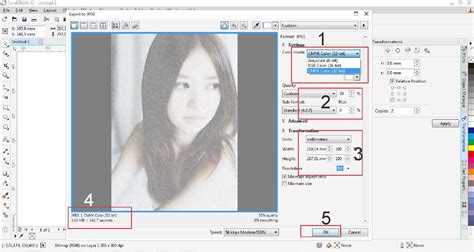Cara membuat sketsa vektor dari foto menggunakan Corel Draw X7